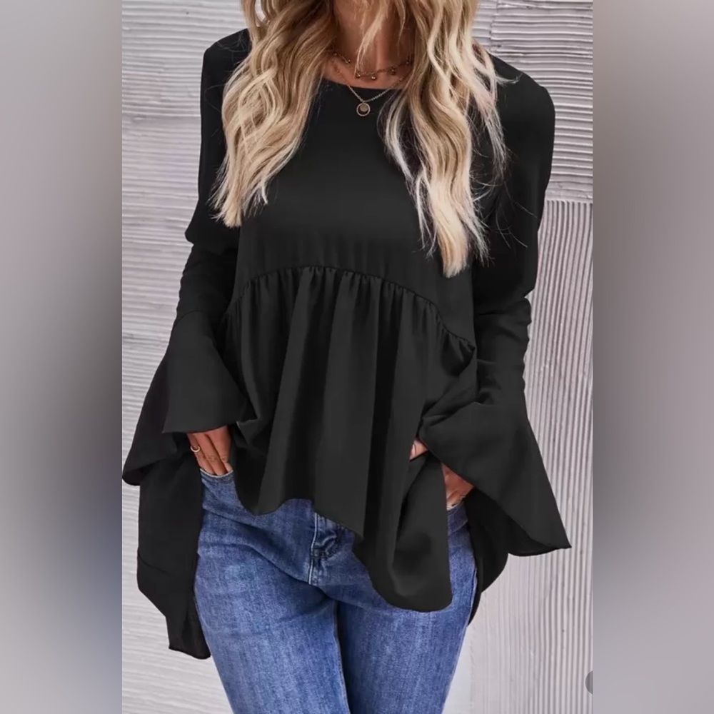 Elegant Black Women's Top